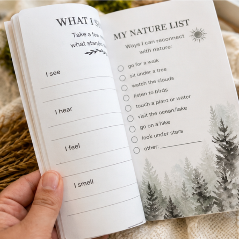 Nature Pause Mini Journal